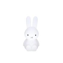 Luminária Abajur DecorFun Quarto Infantil Personagem Desenho Animado Coelha Miffy Branca