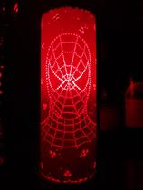 Luminária/Abajur em PVC - Homem aranha