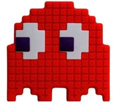 Luminária Abajur Fantasminha Pacman Vermelho Original Games