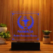 Luminária Abajur Farmácia LED Azul Luminária Abajur Farmácia LED Azul