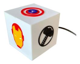 Luminária Abajur Geek Herois Vingadores - My Lamp
