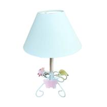 Luminária Abajur Infantil De Mesa Tripé Borboleta 38 cm - Arte Ferro Decor