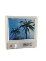 Luminária Abajur Infantil Luz Noturna Decoração Quadrado