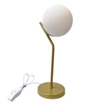 Luminária Abajur Jabuticaba Planet Gold Led Inclusa G9 Luminária Abajur Jabuticaba Planet Gold Led Inclusa G9