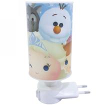 Luminária Abajur Led Anna Elsa e Olaf Frozen Tsum Tsum Frozen - Disney - Taimes