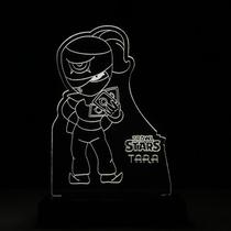 Luminaria Abajur Led Brawl Stars Brawler Tara LED