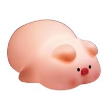 Luminária Abajur Led Infantil Porquinho Silicone USB Bivolt Luminária Abajur Led Infantil Porquinho Silicone USB Bivolt