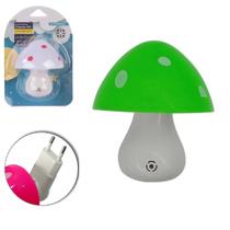 Luminária Abajur Luz Noturna Led Com Sensor Escuro Cogumelo