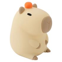 Luminaria Abajur Mesa Capivara Fofa Usb Touch Regarregavel Muda de Cor Iluminaçao Decoraçao Quarto Casa Luminaria Abajur Mesa Capivara Fofa Usb Touch Regarregavel Muda de Cor Iluminaçao Decoraçao Quarto Casa