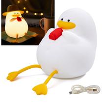Luminaria Abajur Mesa Patinho Fofo Touch Usb Muda De Cor Recarregavel Silicone Iluminaçao Decoraçao Casa Quarto Luminaria Abajur Mesa Patinho Fofo Touch Usb Muda De Cor Recarregavel Silicone Iluminaçao Decoraçao Casa Quarto