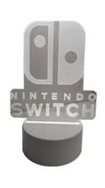 Luminária Abajur Nitendo Switch Display Acrílico Led 3d Mesa Quarto Namorado Luz Presente Mãe Pai Filho Avo Namorada