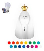 Luminária Abajur Nossa Senhora Led Rgb Com Fio Luminária Abajur Nossa Senhora Led Rgb Com Fio