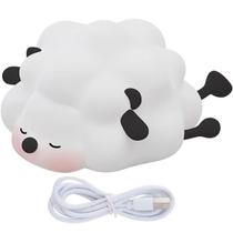 Luminaria Abajur Ovelhinha Fofa Touch Muda De Cor Usb Recarregavel Silicone Anti Alergica Decoraçao iluminaçao Quarto Luminaria Abajur Ovelhinha Fofa Touch Muda De Cor Usb Recarregavel Silicone Anti Alergica Decoraçao iluminaçao Quarto