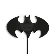 Luminária Abajur Parede Batman Madeira G9 30cm Decoração Luminária Abajur Parede Batman Madeira G9 30cm Decoração