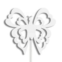 Luminária Abajur Parede Borboleta Madeira G9 30cm Decoração Luminária Abajur Parede Borboleta Madeira G9 30cm Decoração