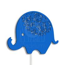 Luminária Abajur Parede Elefante Madeira G9 30cm Decoração Luminária Abajur Parede Elefante Madeira G9 30cm Decoração