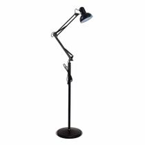 Luminária Abajur pedestal Articulada Chão Metal Lustre Coluna 1,90m