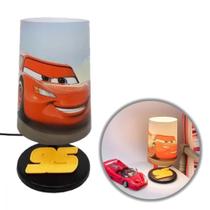 Luminaria Abajur Pop Relampago Mcqueen Disney Cars C/ Lampada Led - Usare Luminarias