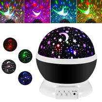 Luminária Abajur Projetor Estrela 360º Galaxy Brilhante Star Master Quarto Teto 802