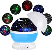 Luminária Abajur Projetor Estrelas 360 Colorido Galáxia