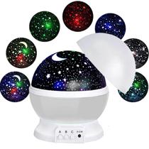 Luminária Abajur Projetor Estrelas 360 Colorido Galáxia