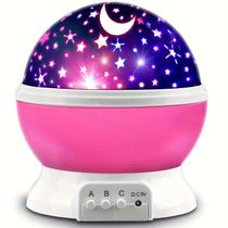 Luminária Abajur Projetor Galáxia 360 giratório céu estrelado LED Bluetooth para quarto infantil Adulto
