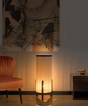 Luminária Abajur Ravely Chão Quarto Sala Estilo Minimalista