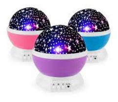 Luminária Abajur Star Master Lua Estrela Usb Galaxy Lighting Luminária Abajur Star Master Lua Estrela Usb Galaxy Lighting