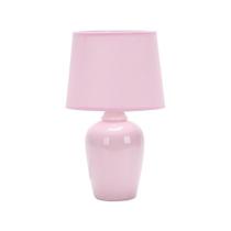 Luminária Abajur Taschibra Pottery 32cm E27 Bivolt Rosa Luminária Abajur Taschibra Pottery 32cm E27 Bivolt Rosa