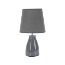 Luminária Abajur Taschibra Pottery 37cm E27 Bivolt Cinza