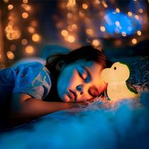 Luminária Abajur Taschibra Touch Soft Led Dino Rex RGB Recarregável