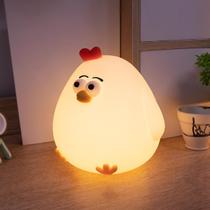 Luminária Abajur Taschibra Touch Soft Led Galinha Cori Recarregável Luminária Abajur Taschibra Touch Soft Led Galinha Cori Recarregável