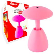 Luminária Abajur Touch Led Fria e Quente Ajustável Cogumelo