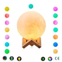 Luminária Abajur Umidificador Lua Cheia 3D Aromatizador Atmosfera Relaxante Luminária Abajur Umidificador Lua Cheia 3D Aromatizador Atmosfera Relaxante
