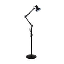 Luminaria Abjaur Articulada Chao Metal Lustre Flexivel Coluna 190cm