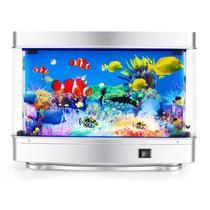 Luminária Aquário com Peixes em Movimento Thosolth LED 31 x 24 cm 110V Luminária Aquário com Peixes em Movimento Thosolth LED 31 x 24 cm 110V