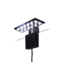 Luminária Aquário Soma X3 5W Pequena Preta Luz Branca 110V