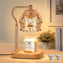 Luminária Aquecedora de Velas QiMH com Timer e Dimmer, 50W, Duas Lâmpadas