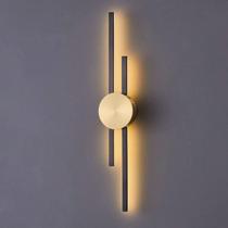 Luminária Arandela 60Cm Barra Linear Duplo Led Minimalista