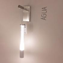 Luminária Arandela Água 23cmx7cmx54cm 1xled Integrado 7w 3000k 400lm Ip20