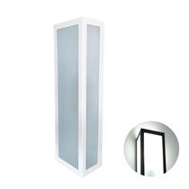 Luminária Arandela Alumínio 5 Vidros Com 45 Cm Para 2x Lâmpadas E27 / Parede e Muro - 6213/45 - Marrom Texturizado