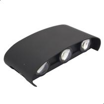 Luminária Arandela Bivolt Meia Lua Parede Externa Led RGB 6w Luminária Arandela Bivolt Meia Lua Parede Externa Led RGB 6w