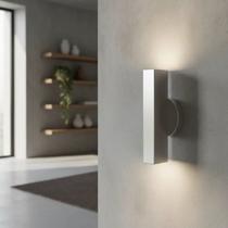 Luminária Arandela Box Moderna 20cm Led Sobrepor Luminária Arandela Box Moderna 20cm Led Sobrepor