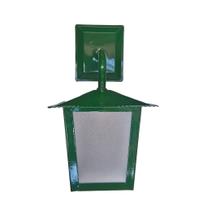 Luminária Arandela Colonial Quadrada L2b Verde