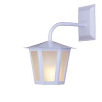 Luminaria Arandela Colonial Sextavada Externa Branca Ideal L-1-B