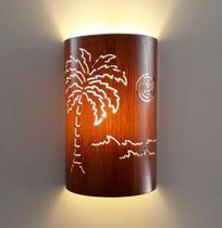 Luminária Arandela de parede Bar Tropical Praia - Ecoestiluz