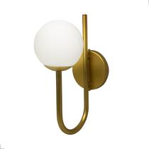 Luminária Arandela De Parede Pérola G9 Globo De Vidro Jabuticaba 12cm Moderno Quarto Cabeceira Luminária Arandela De Parede Pérola G9 Globo De Vidro Jabuticaba 12cm Moderno Quarto Cabeceira