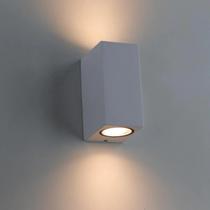 Luminária Arandela Dots Square (l)7,2cm (c)9,5cm (a)15cm 2xgu10 Mr16 Max 50w Ip65