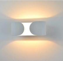Luminária Arandela Externa Branca Super Led 6w 3k - Initial
