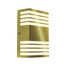 Luminária Arandela Fancy Inox 10W 6500k 220v 12x6x18cm LN10W6KBGDAR Lean Bronzearte